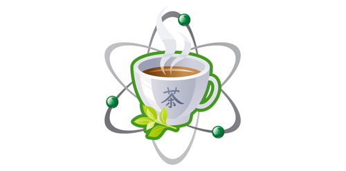 茶与科学的融合logo设计