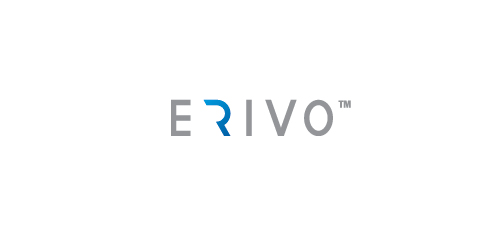 现代简约风格的ERIVO品牌logo设计