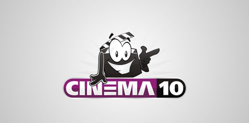 创意电影标志设计:Cinema 10
