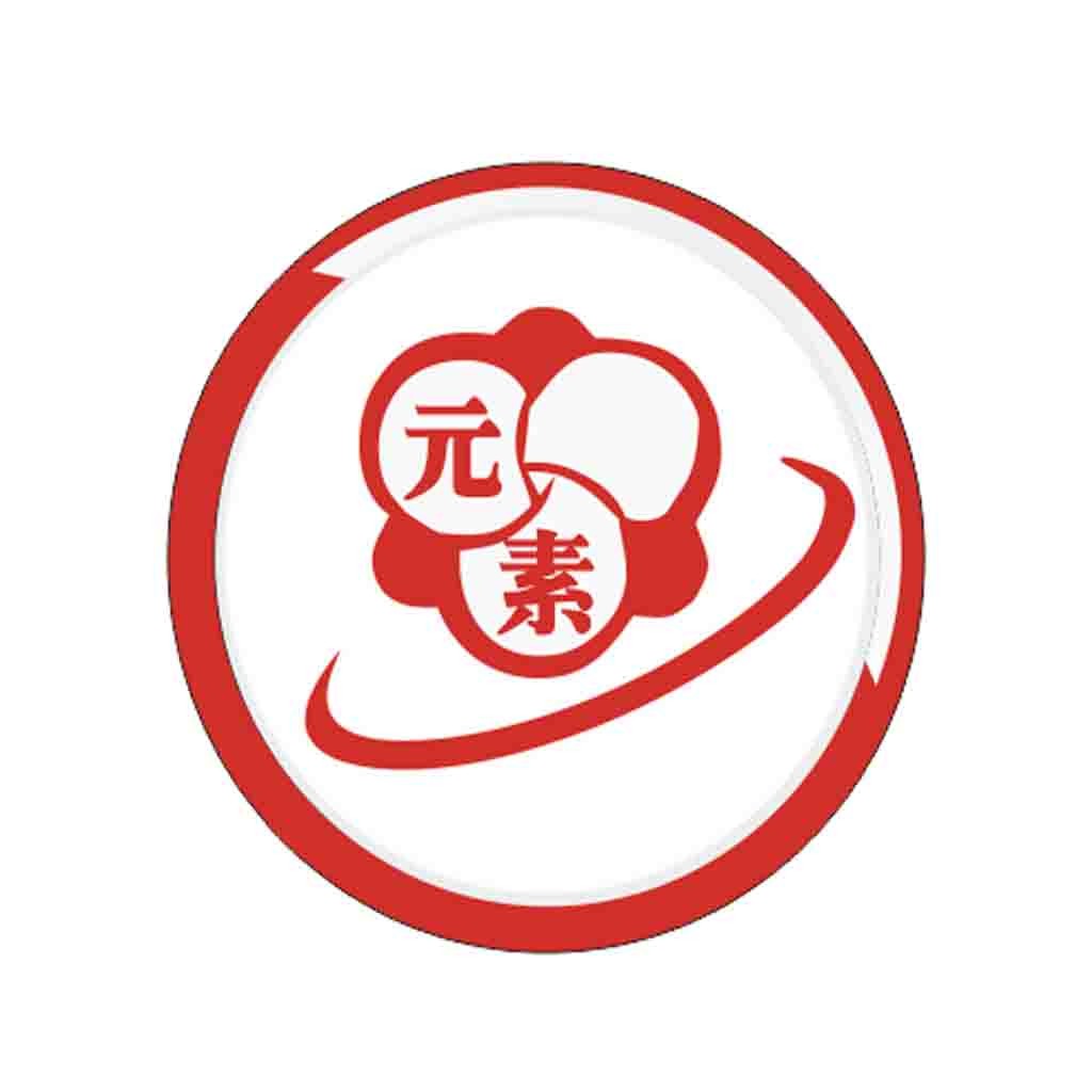 简约红色圆形logo设计