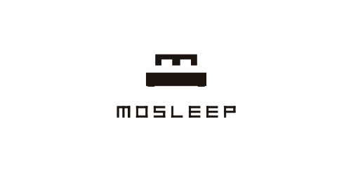 简约床形logo设计