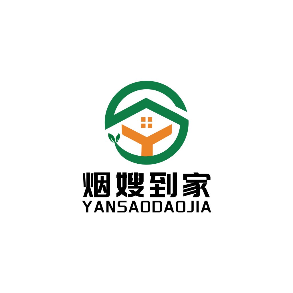 绿色环保家居logo设计