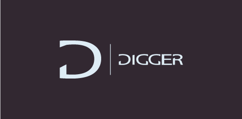 简约现代风格的Digger品牌logo设计