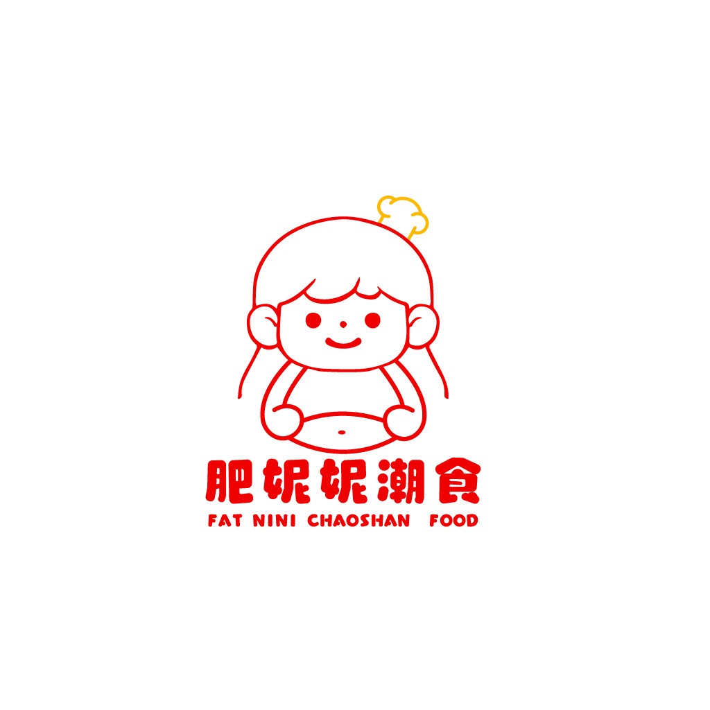 可爱卡通人物logo设计