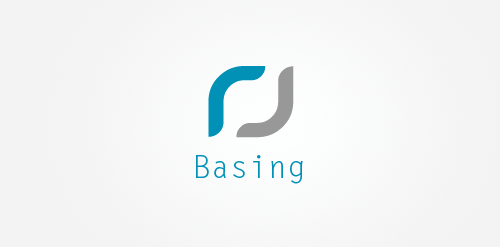 简洁现代的Basing logo设计