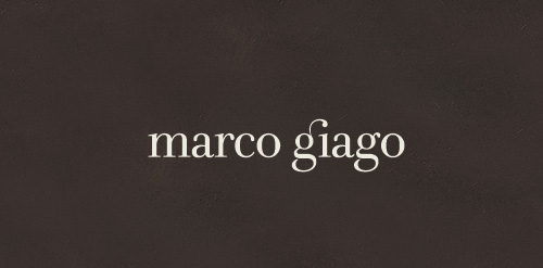简约优雅的Marco Giago品牌logo设计