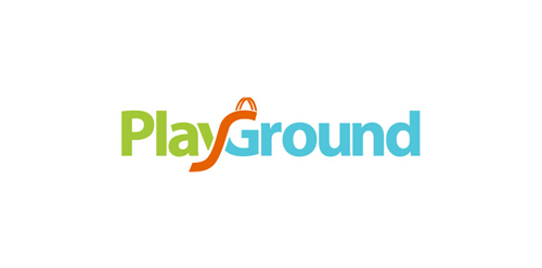 PlayGround logo设计:创意儿童游乐场标识