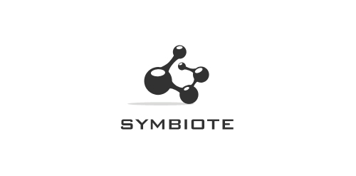 分子结构Logo设计:Symbiote