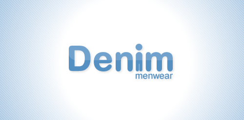 简约时尚的Denim Menwear Logo设计