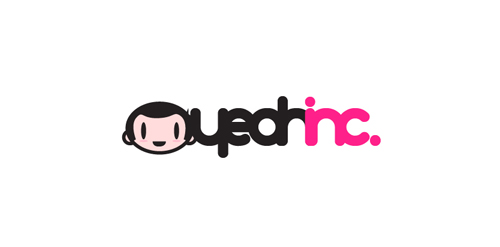 简约可爱卡通人物logo设计
