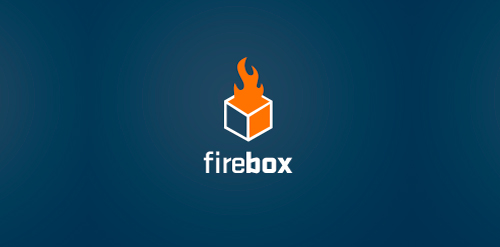 创意火焰方块logo设计