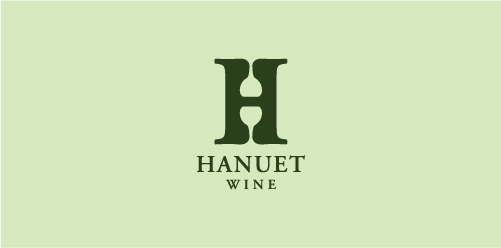 简约优雅的汉诺特葡萄酒logo设计