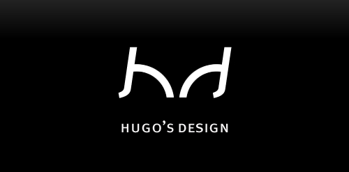 简约时尚的HUGO'S DESIGN Logo设计