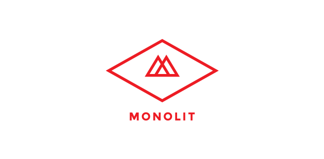 简约几何风格的Monolit标志设计