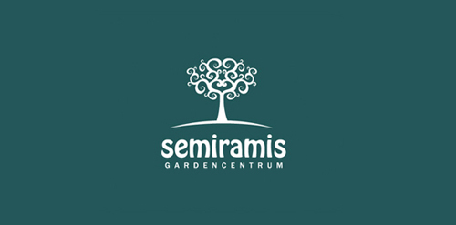 Semiramis Garden Centrum Logo Design