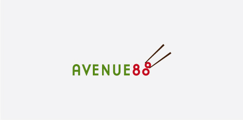 Avenue88 Logo设计:简洁现代品牌标识