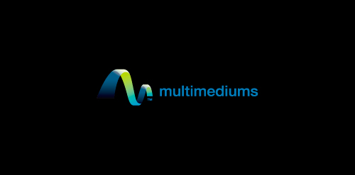 现代科技风格的多媒介logo设计