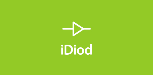 简洁现代的iDiodo logo设计