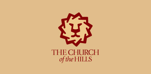简约宗教logo设计:The Church of the Hills