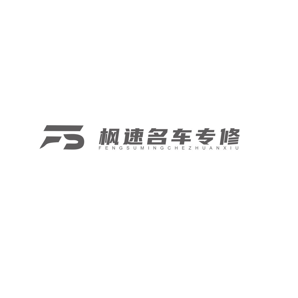 枫速名车专修logo设计