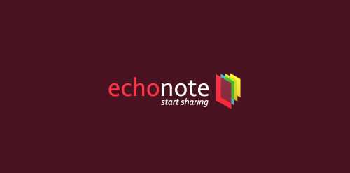 EchoNote Logo设计:简约与分享的结合