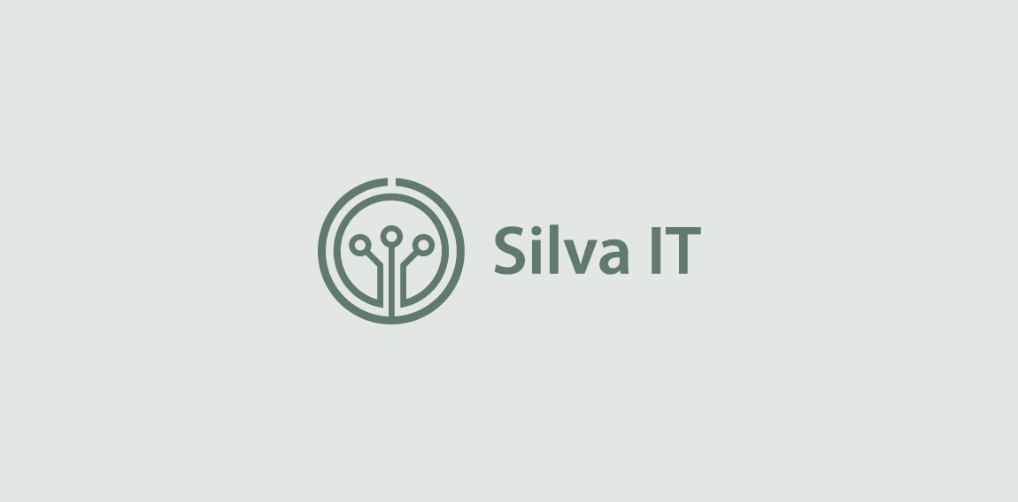 简约科技感logo设计:Silva IT