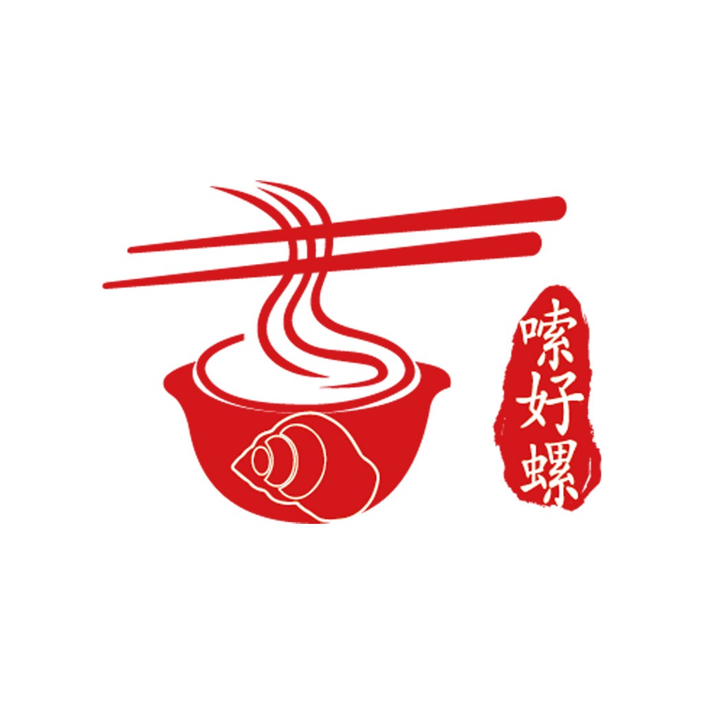 中式美食logo设计:面条与筷子的完美结合