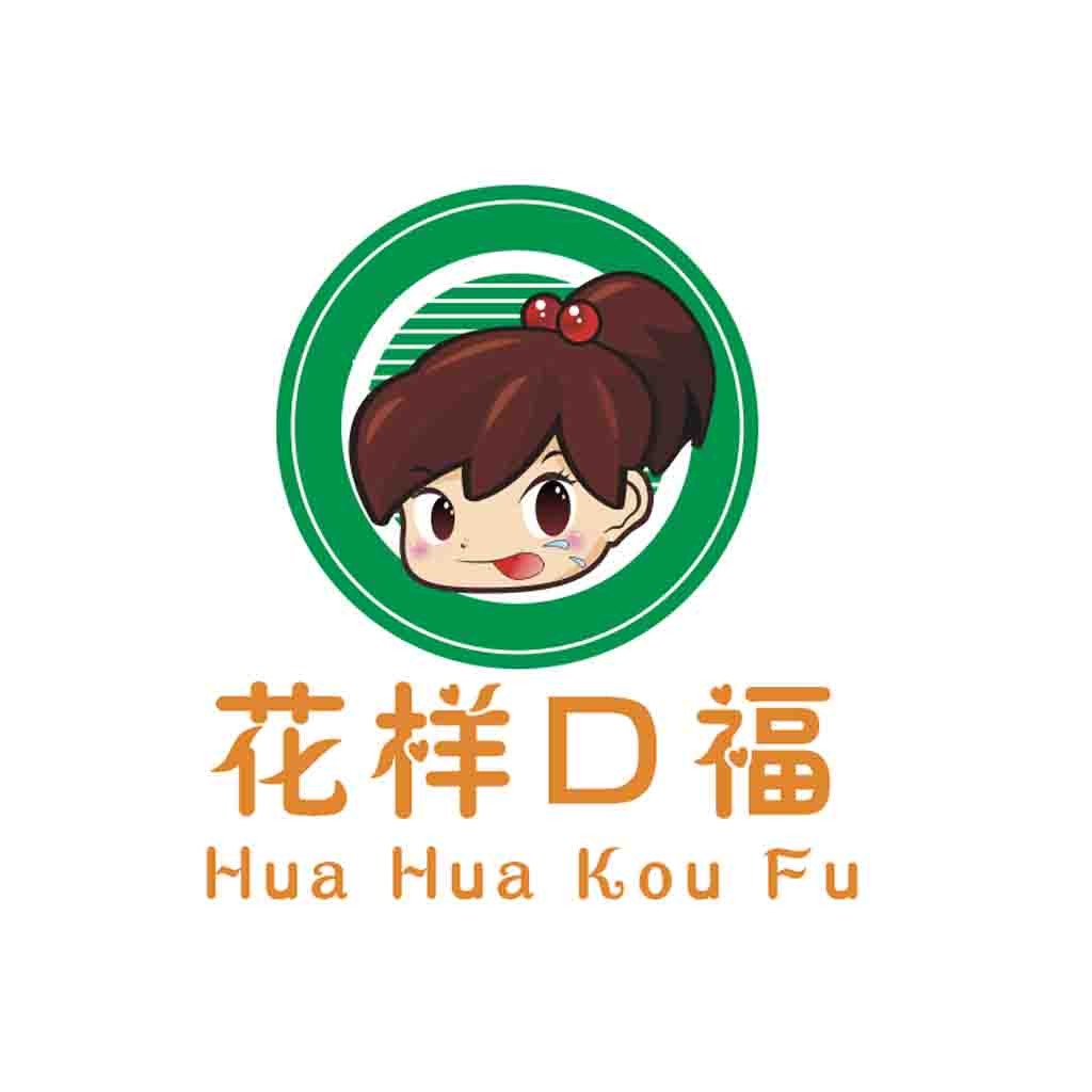 卡通女孩形象logo设计