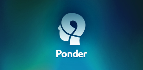 简约风格的Ponderer logo设计