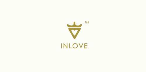 简约优雅的INLOVE品牌logo设计