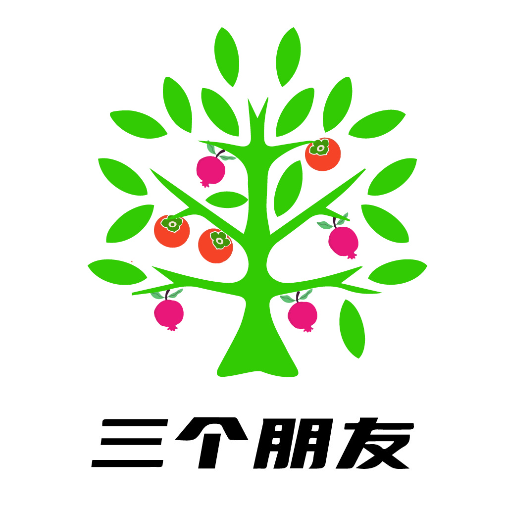三生三世友情树logo设计