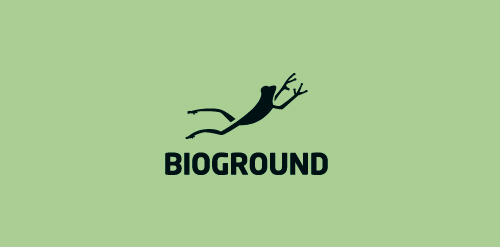 自然生态主题的生物地平线logo设计
