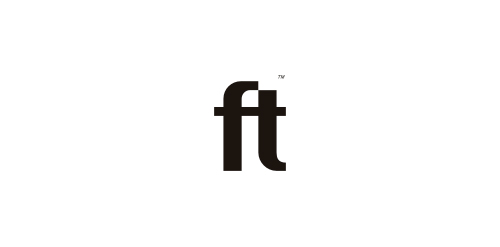 简约时尚的'ft'标志设计