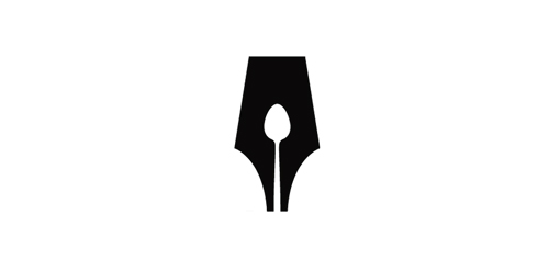 简约笔尖logo设计