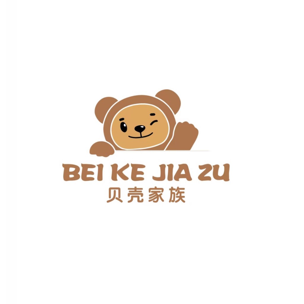 卡通熊头像logo设计
