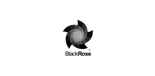 BlackRose logo设计:简约与力量的结合