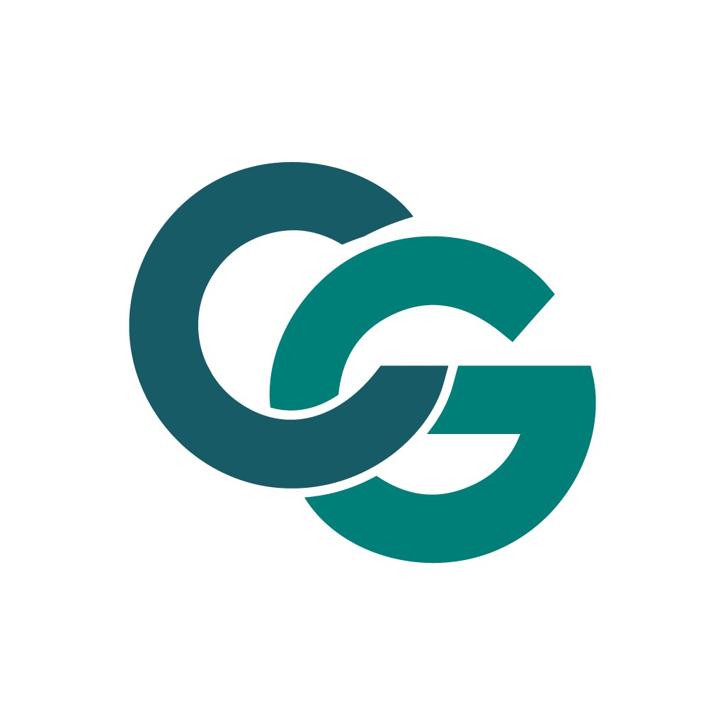 CG字母组合现代简约logo设计