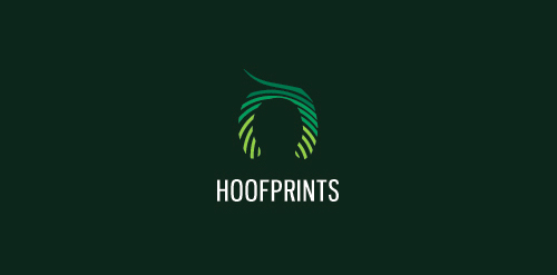 Hoofprints Logo设计:简约自然风格