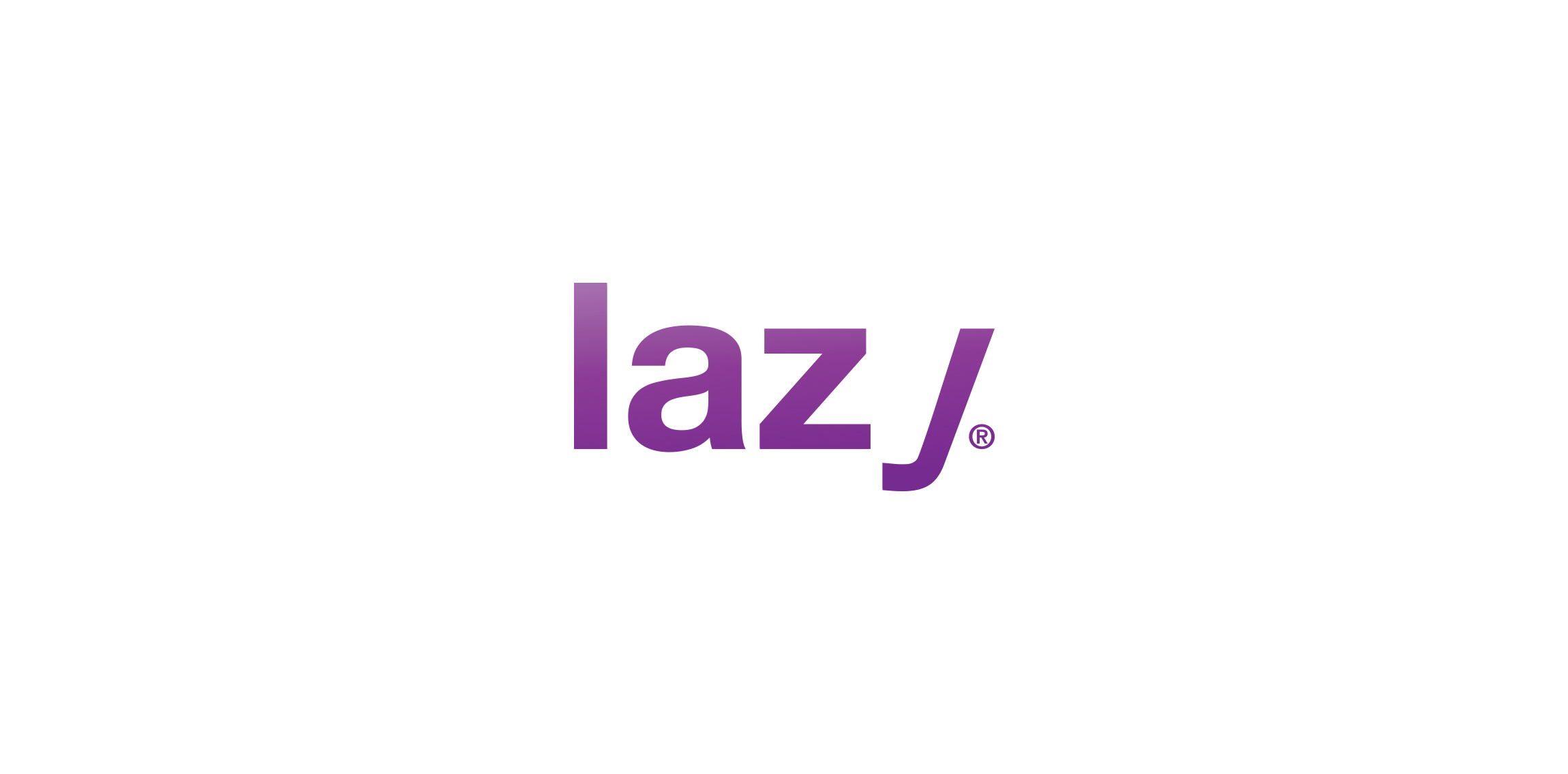 紫色渐变简洁字母logo设计