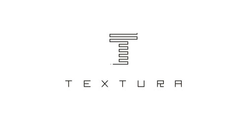 简约线条logo设计:Textura