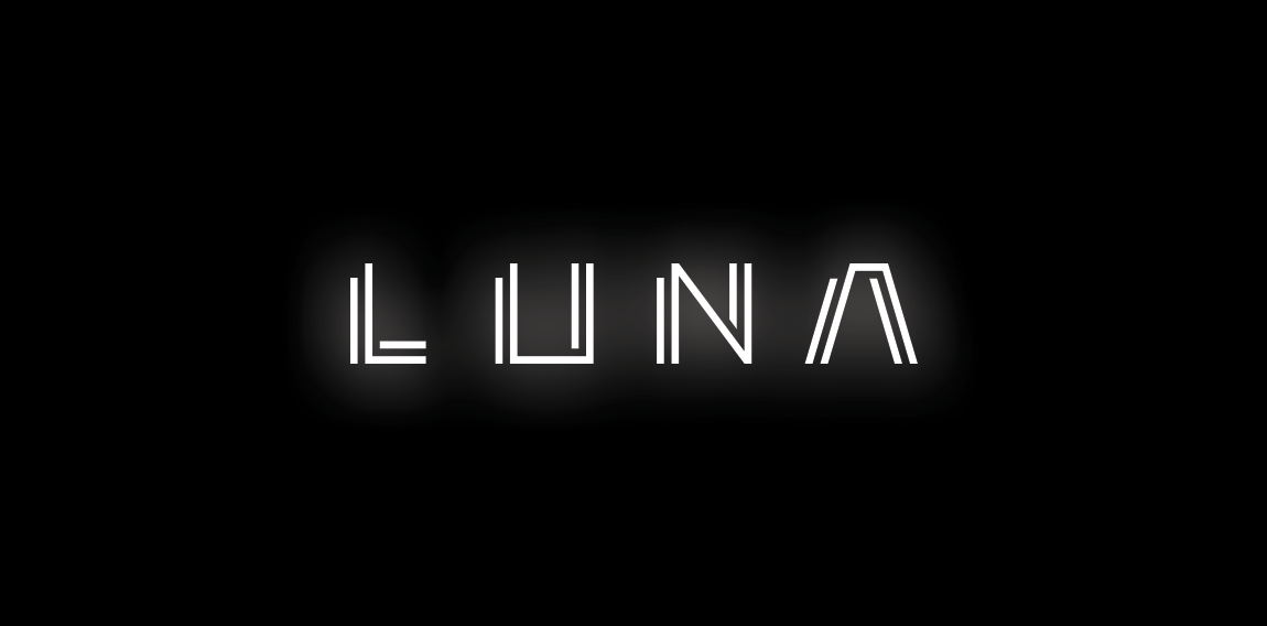 简约现代LUNA标志设计