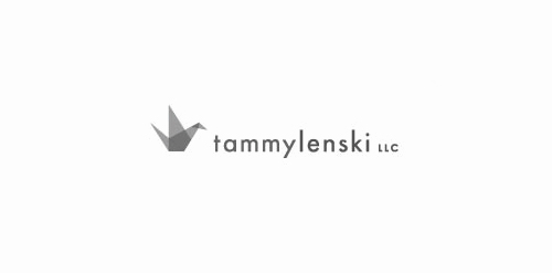 简约纸鹤logo设计