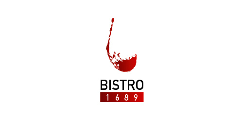 红酒主题Bistro 1689 Logo设计