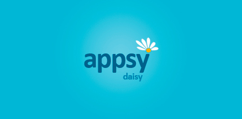 简约清新风格的Appsy Daisy Logo设计