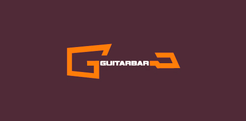 GuitarBar Logo设计：现代简约风格