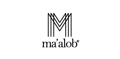 简约现代风格的ma'alob logo设计
