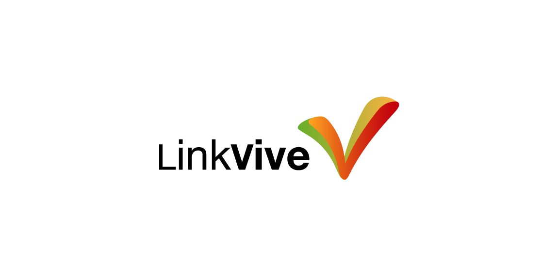 LinkVive Logo设计：简洁现代的视觉标识