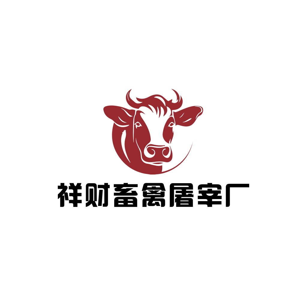 牛头图案logo设计
