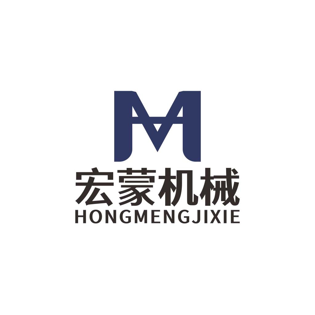 宏蒙蒙蒙机械logo设计