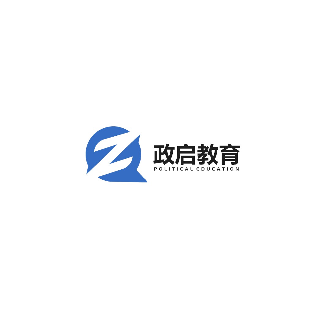 政启启教育logo设计